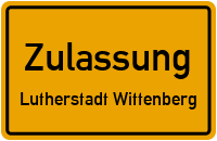 Zulassungsstelle Lutherstadt Wittenberg Kennzeichen reservieren