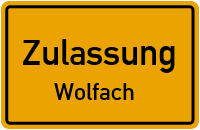 Zulassungsstelle Wolfach Kennzeichen reservieren