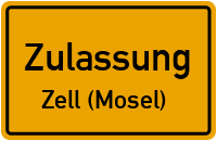 Zulassungsstelle Zell (Mosel) Kennzeichen reservieren