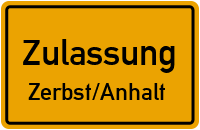 Zulassungsstelle Zerbst/Anhalt Kennzeichen reservieren